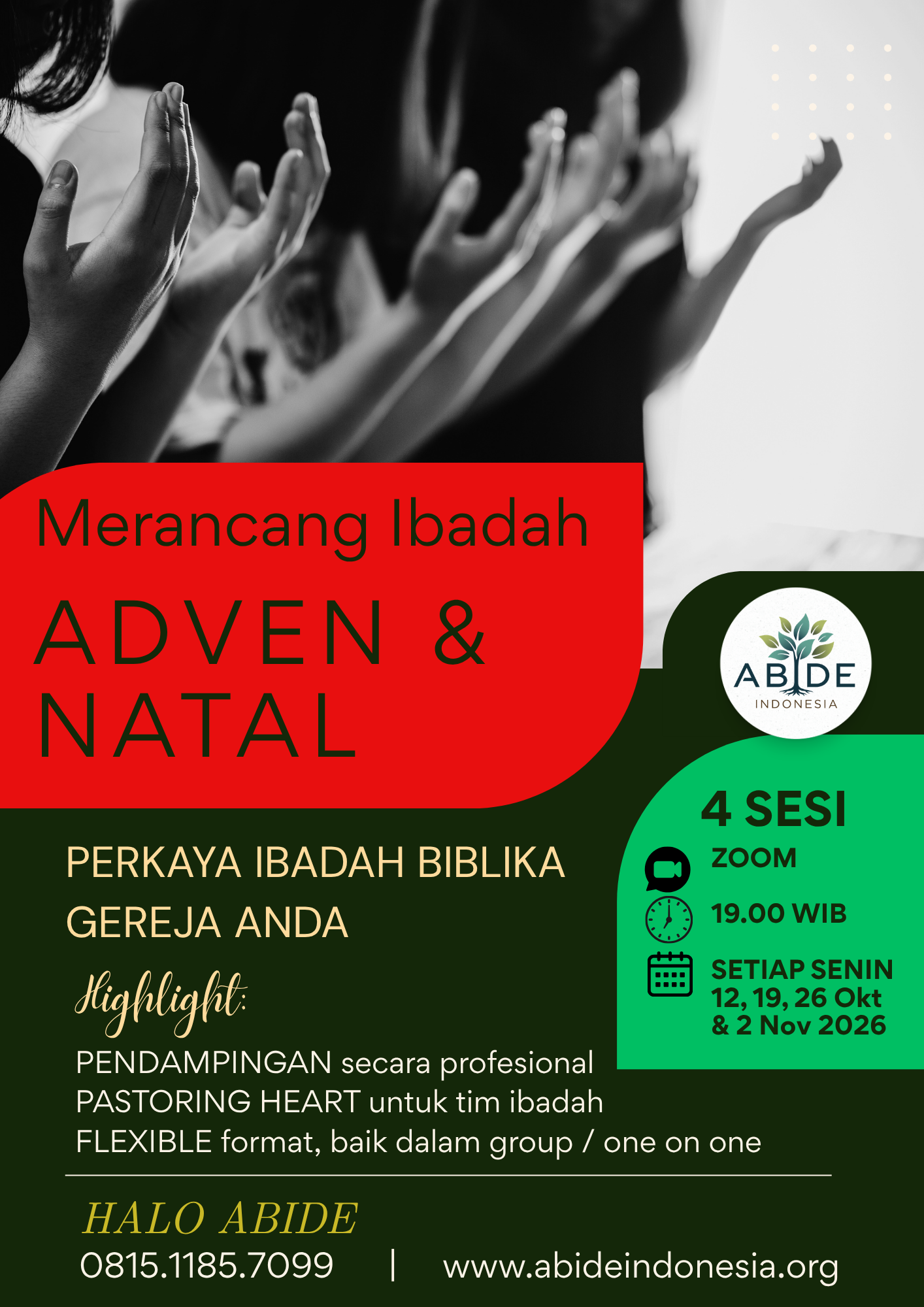 Merancang Ibadah Adven & Natal